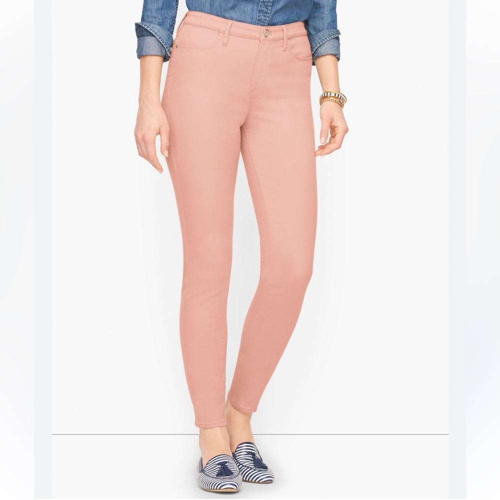 Talbots Peach Jeggings size 8 NWT